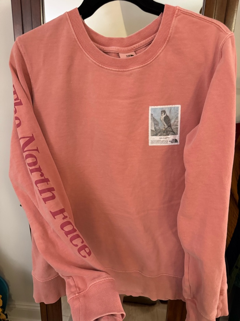 The North Face Rose Crew Sweatshirt with Falcon Patch - Women’s